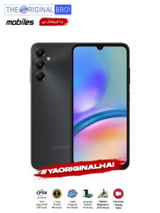 Samsung A05s - 6GB RAM - 128GB Storage - PTA Approved - 12 Months Warranty - Black - The Original Bro Mobiles - TOB29